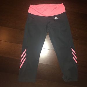 Adidas cropped yoga pants